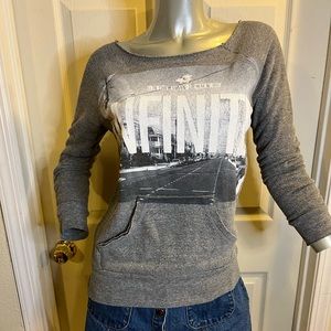 “In That Moment I Swear We Were INFINITE” graphic sweatshirt GLMR KLLS  (Small)